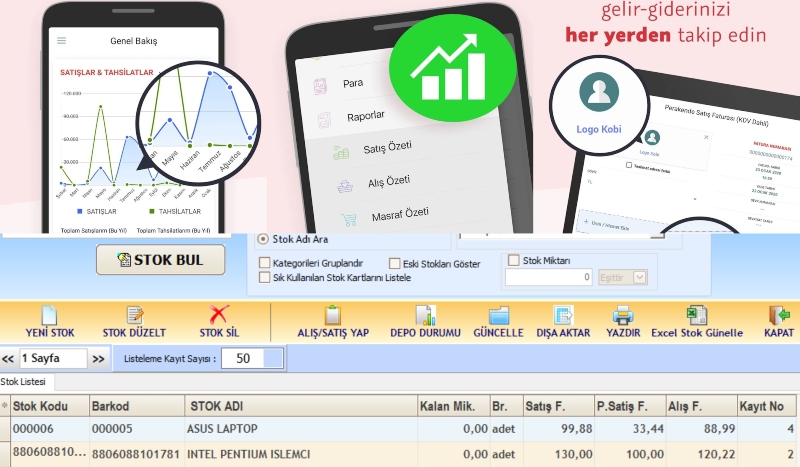 Kolay Stok Takip Programı [Online, Android, iOS ve PC] Ücretsiz