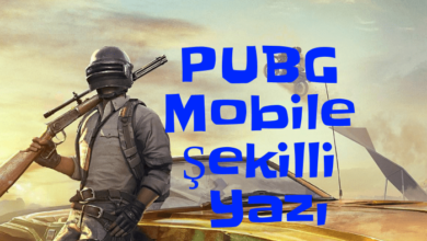 PUBG Mobile Sekilli Yazi