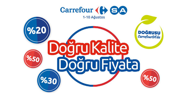 Carrefour market indirim günleri broşürü 1-10 Ağustos 2022