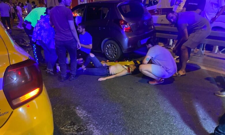 Beşiktaş’ta otomobil dehşet saçtı: 7 yaralı