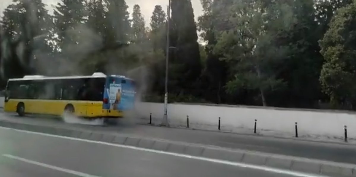 İstanbul da İETT otobüsü arıza yaptı #2
