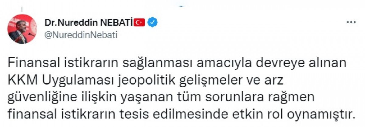 Nureddin Nebati den Kemal Kılıçdaroğlu na KKM yanıtı #9