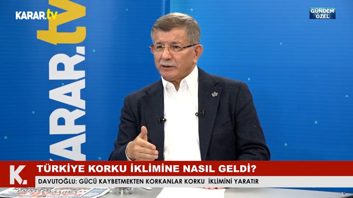 Ahmet Davutoğlu, AK Parti kongresindeki veda konuşmasına değindi #1