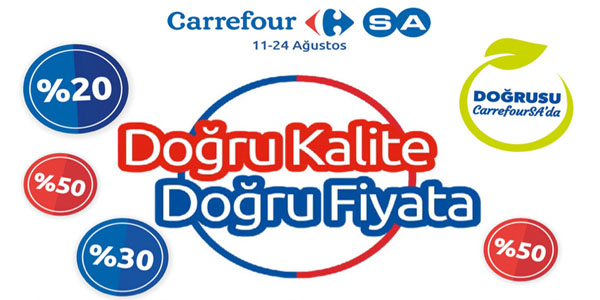 Carrefour indirimli ürünler kataloğu 11-24 Ağustos 2022