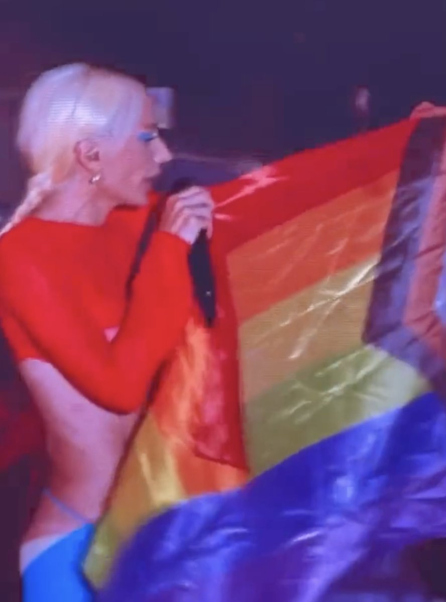 Gülşen, konserinde LGBT bayrağı açtı #3