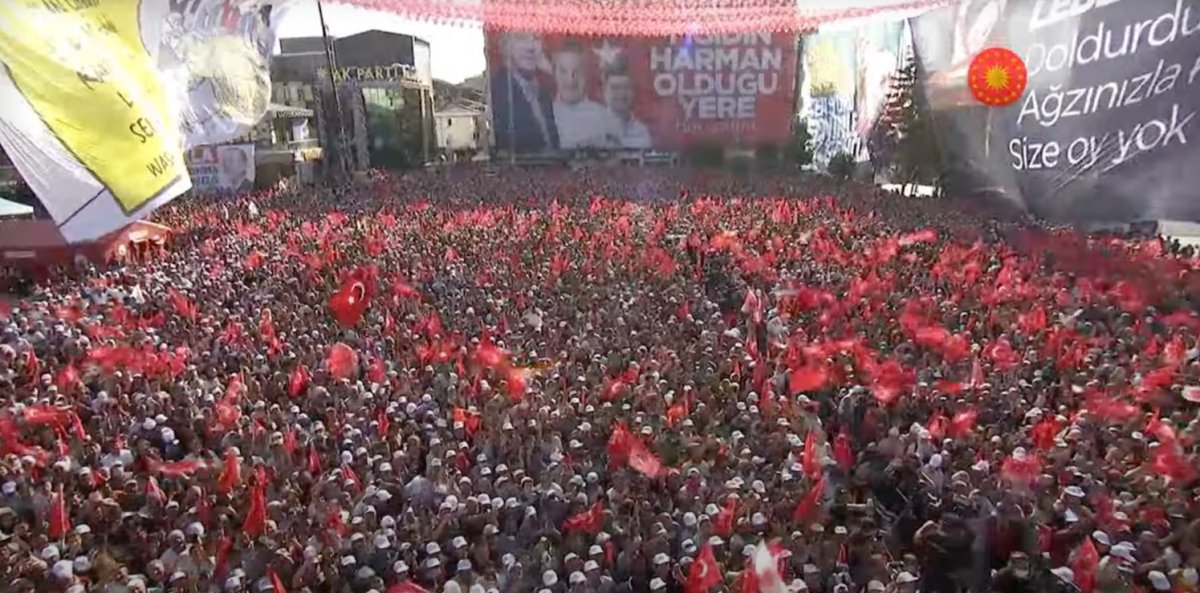 Cumhurbaşkanı Erdoğan a Çorum da coşkulu karşılama #1