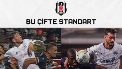 Beşiktaş'ın Fenerbahçe maçı sonrası 'çifte standart' tepkisi