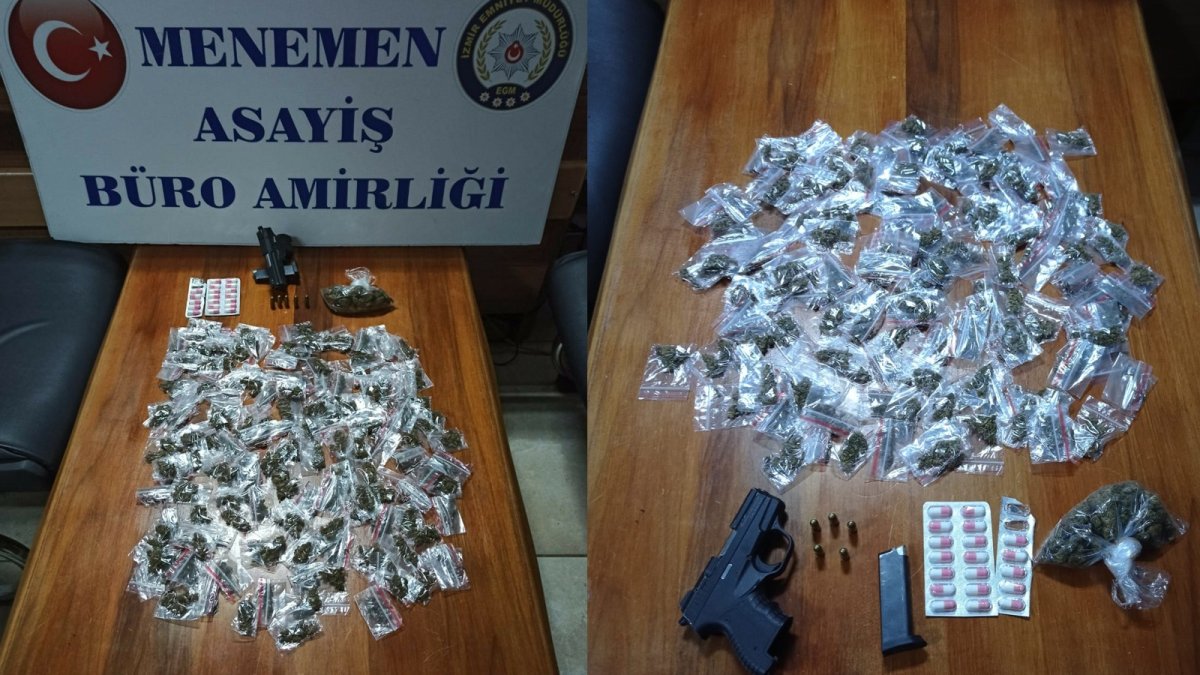 İzmir de uyuşturucu operasyonu: 2 gözaltı #1