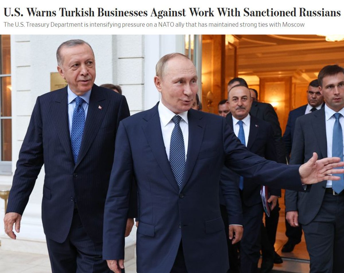 ABD den, Ruslarla çalışan Türk işletmelere yaptırım tehdidi #1