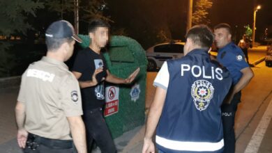Aksaray'da devletin polisini dövdürmek için adam çağırdı
