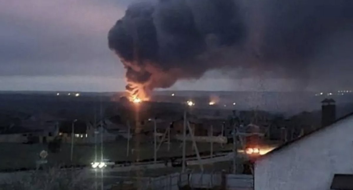 Belgorod’daki askeri mühimmat deposunda 1 haftada ikinci patlama #1