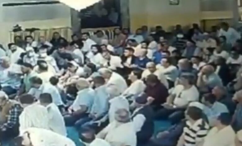 Ümit Özdağ’ın camideki provokasyonu güvenlik kamerasında