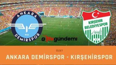 Ankara Demirspor 0 0 Kirsehir Belediyespor Ozeti ve Golleri Ankara Kirsehir