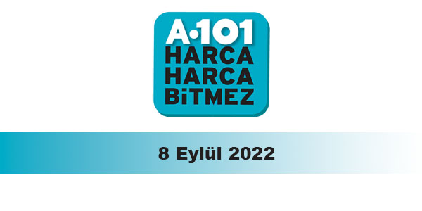 A101 8 Eylül 2022 Perşembe satılacak aktüel ürünler kataloğu