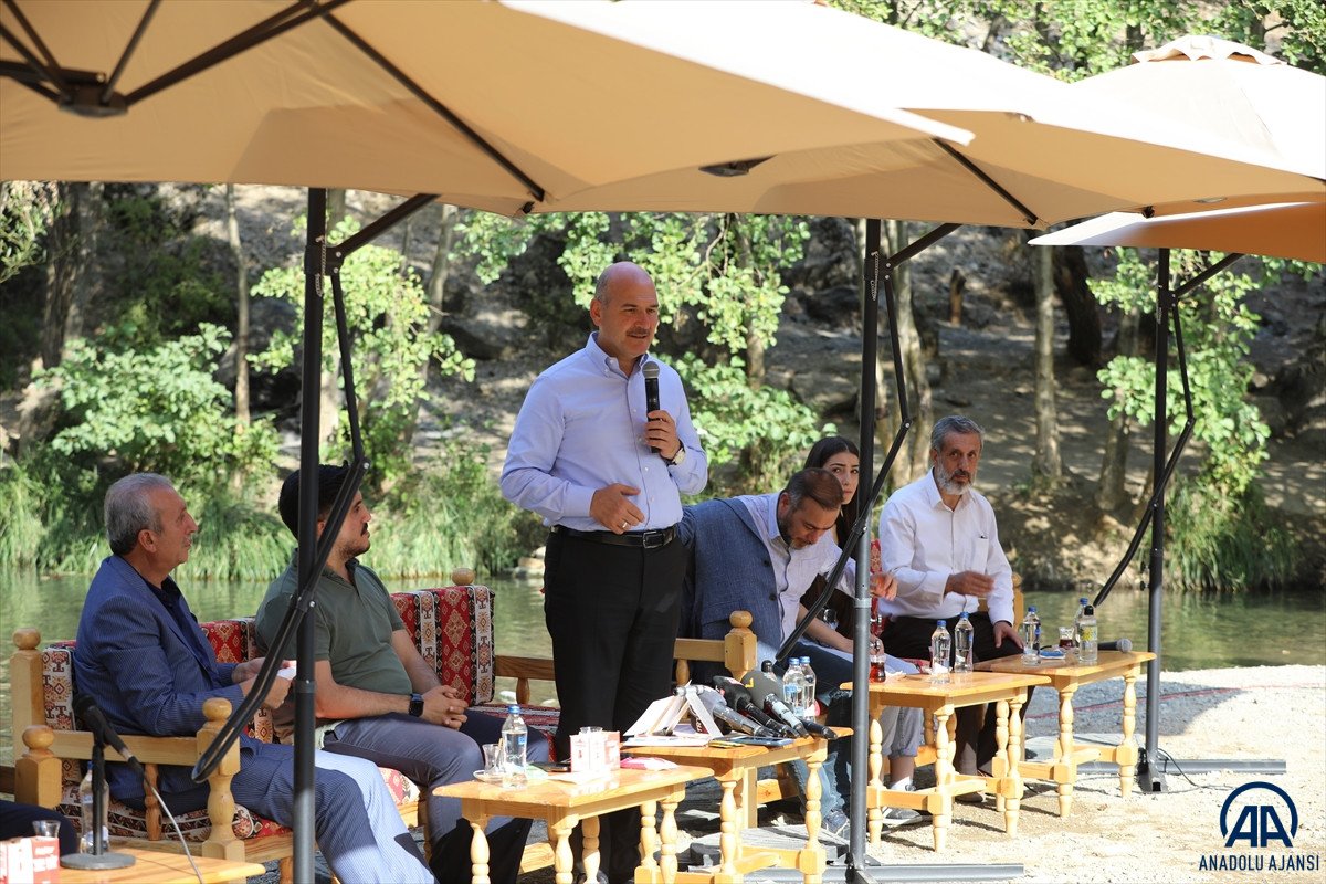 İçişleri Bakanı Süleyman Soylu, Diyarbakır Lice de gençlerle buluştu #6