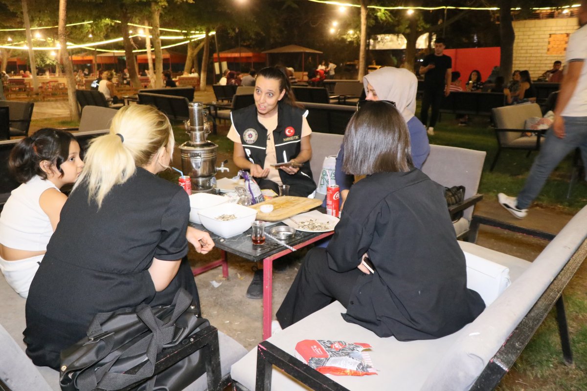 Aksaray da kadın narkotik polisleri annelere 'UYUMA' projesini anlattı #2