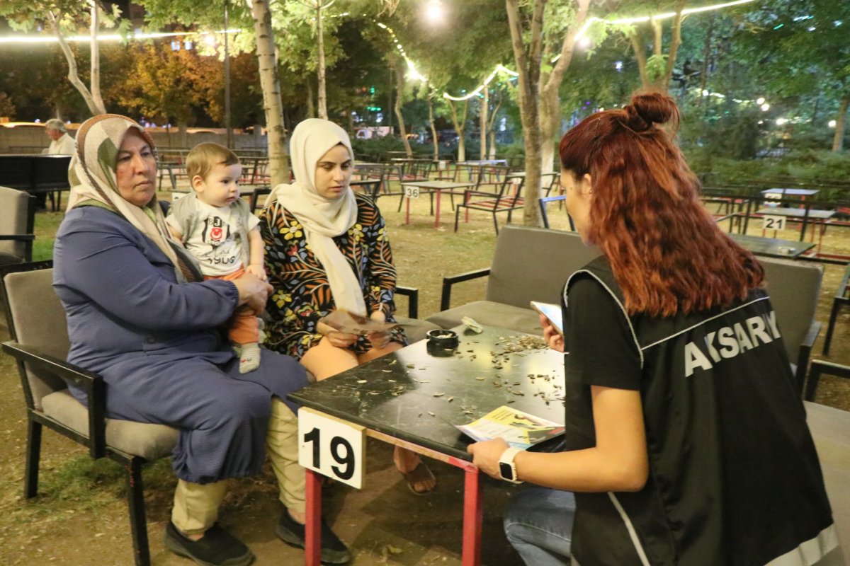 Aksaray da kadın narkotik polisleri annelere 'UYUMA' projesini anlattı #1