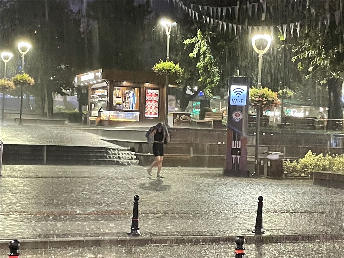 Trabzon da sağanak yağış #2