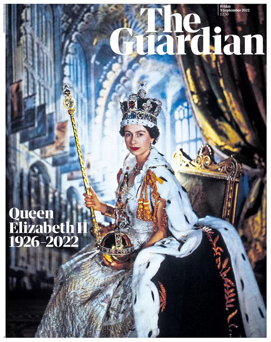 İngiliz gazeteleri, ölen Kraliçe Elizabeth e tam sayfa ayırdı #4