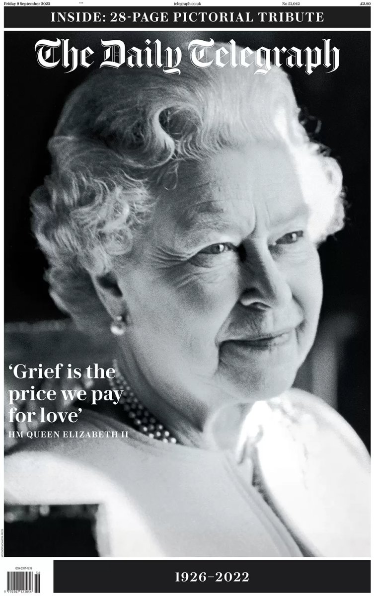 İngiliz gazeteleri, ölen Kraliçe Elizabeth e tam sayfa ayırdı #3
