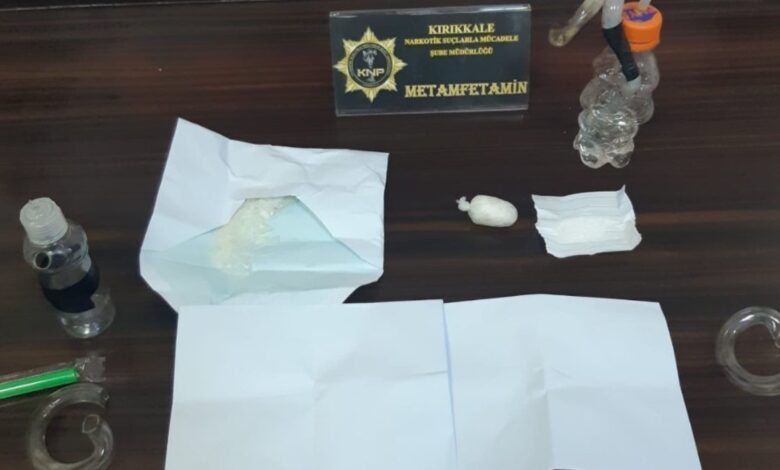 Kırıkkale'de uyuşturucu ile yakalanan şahıs tutuklandı