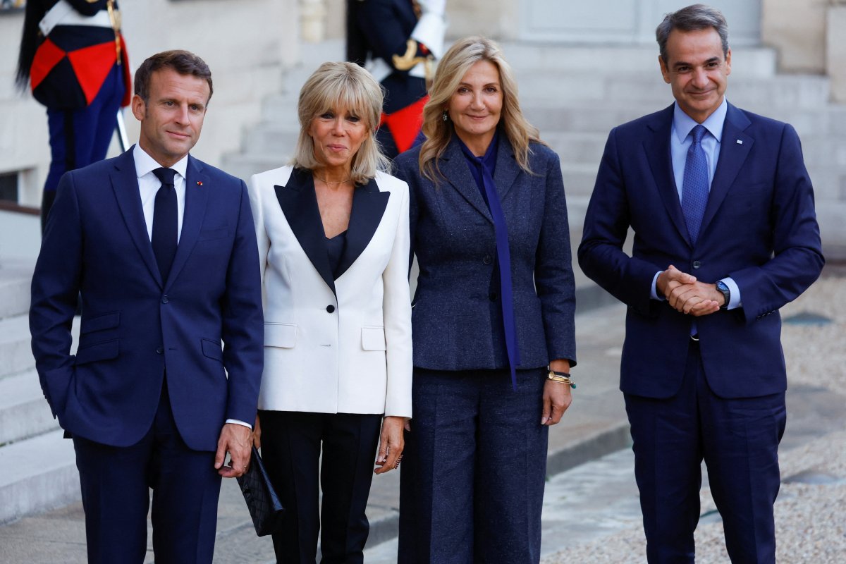 Emmanuel Macron, Kiryakos Miçotakis le Fransa da görüştü #2