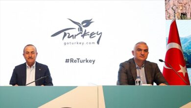 Mevlüt Çavuşoğlu ile Mehmet Nuri Ersoy, iç hat uçuşunda görüldü