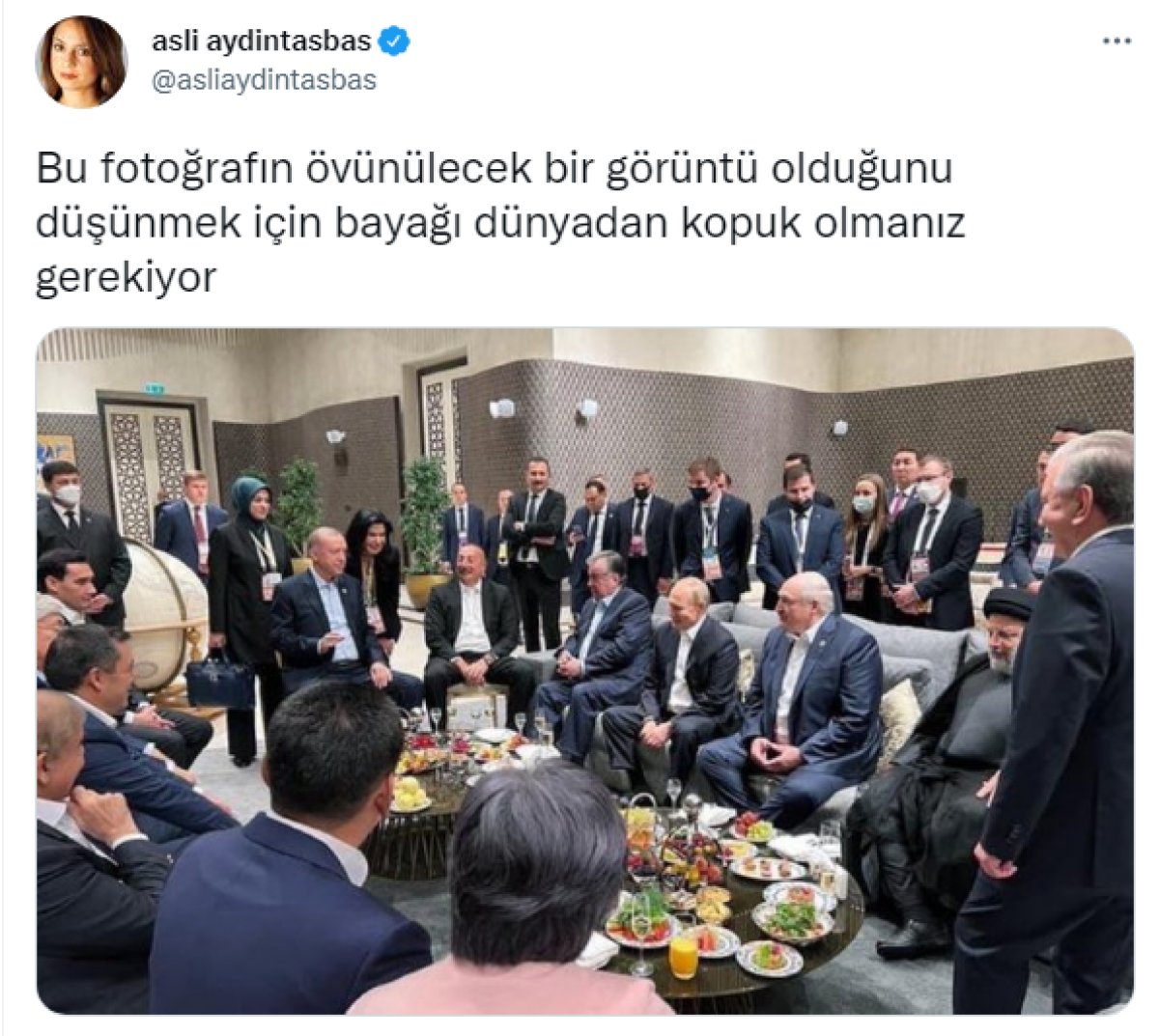 Aslı Aydıntaşbaş ve Nevşin Mengü den Erdoğan ın liderlerle fotoğrafına övgü tepkisi #2