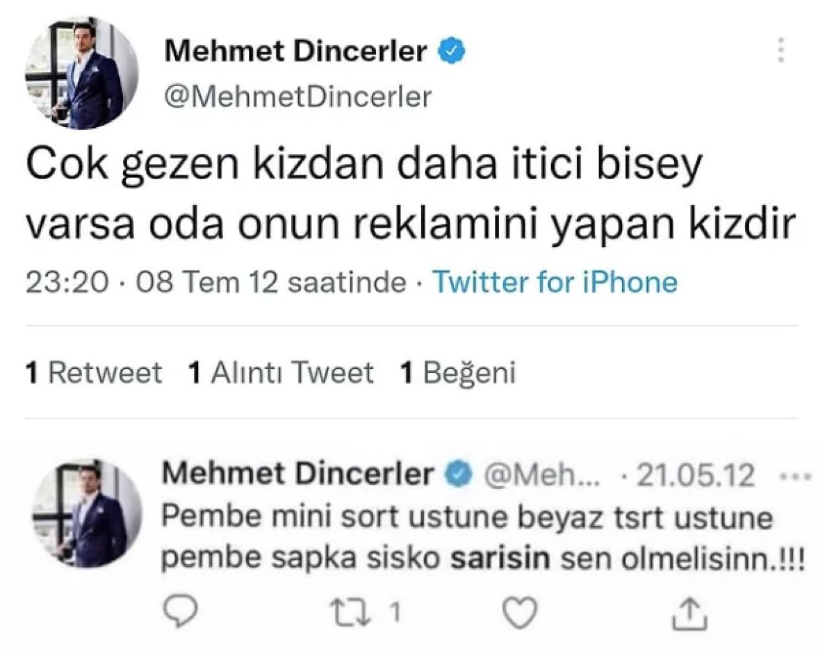 Mehmet Dinçerler in geçmiş tweet leri ortaya çıktı #2
