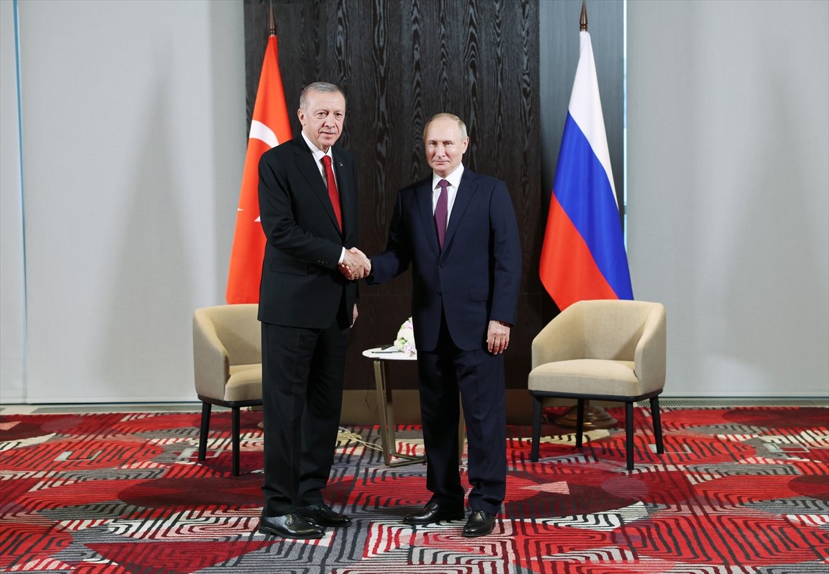 Cumhurbaşkanı Erdoğan ile Putin, Özbekistan da görüştü #1