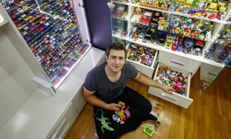 Zabıta memuru, oyuncak tutkusuyla 5 bin parçalık koleksiyon yaptı