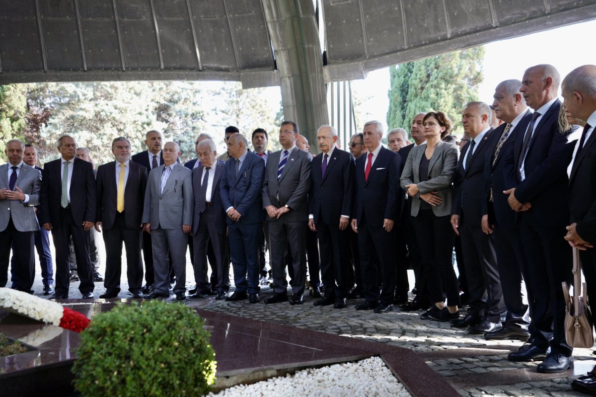 Kemal Kılıçdaroğlu ndan Adnan Menderes in mezarına ziyaret  #6
