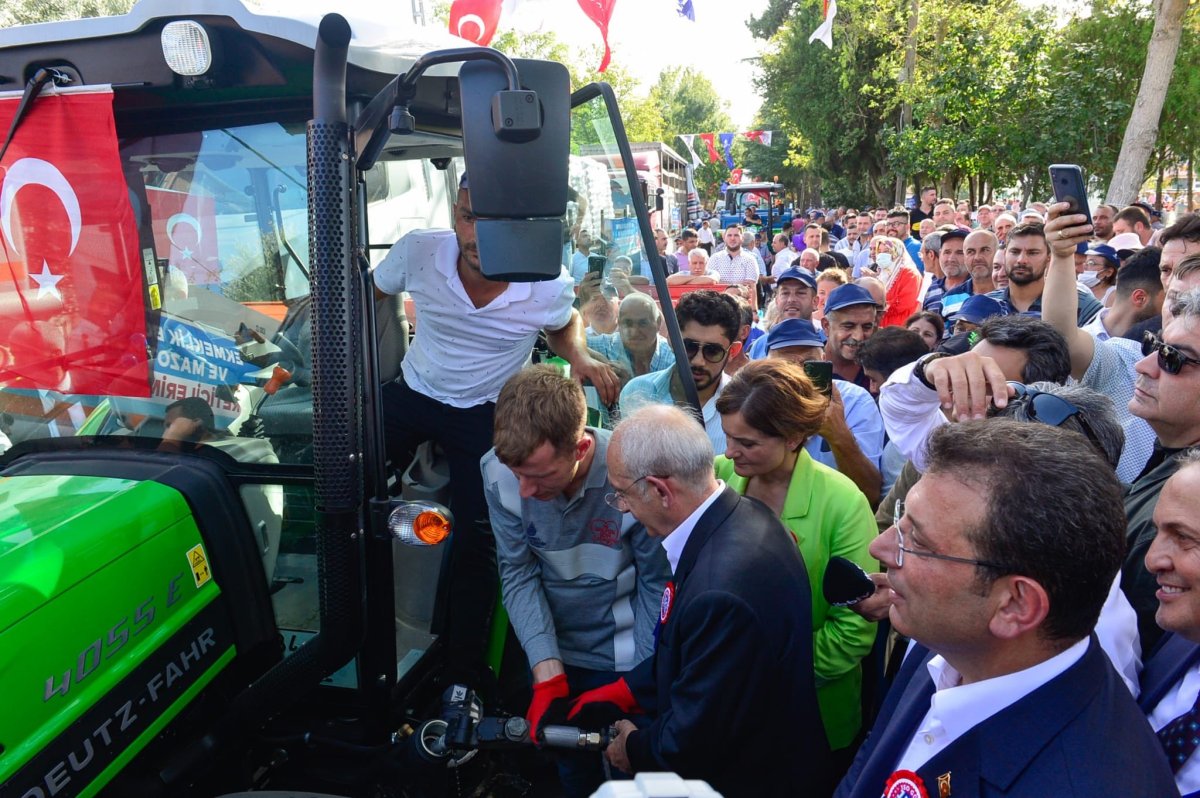 CHP nin mazot dağıtım töreninde traktöre mazot verilemedi  #2