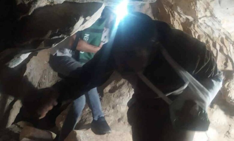 Isparta'da mağarada mahsur kalan adam kurtarıldı