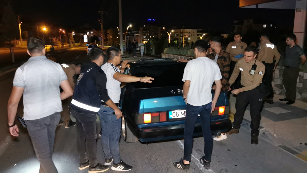Aksaray da polisin alkollü sürücü ile imtihanı #2