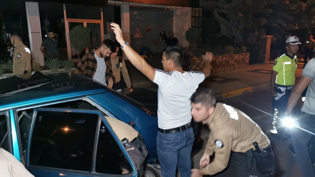 Aksaray da polisin alkollü sürücü ile imtihanı #1