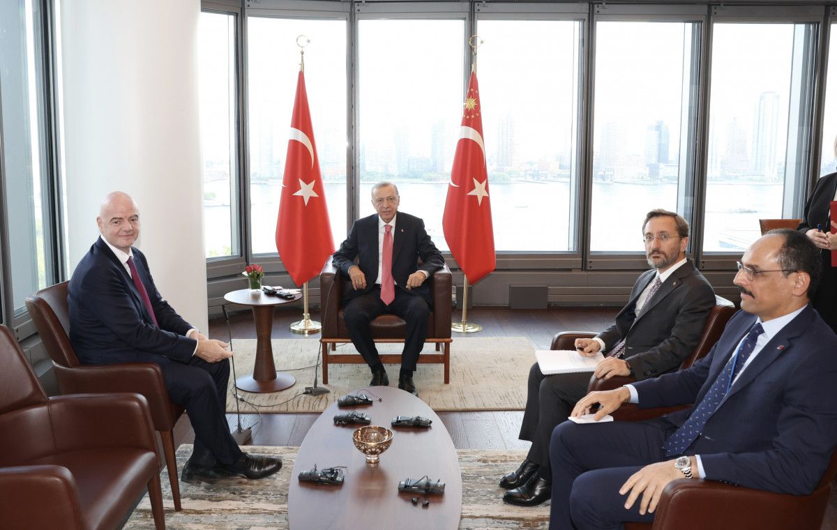 Erdoğan, FIFA Başkanı Infantino ile görüştü #3