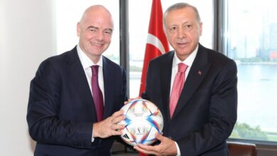 Erdoğan, FIFA Başkanı Infantino ile görüştü