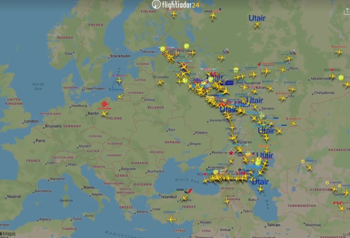 Putin in seferberlik açıklaması sonrası Rusya nın uçuş trafiği #2