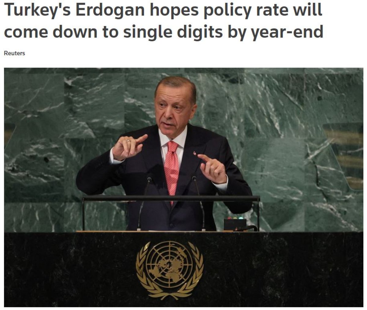 Cumhurbaşkanı Erdoğan ın faiz mesajı, dünyada yankı uyandırdı #1