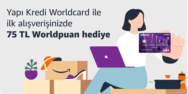 Amazon world kredi kartı kampanyası 1-15 Eylül 2022