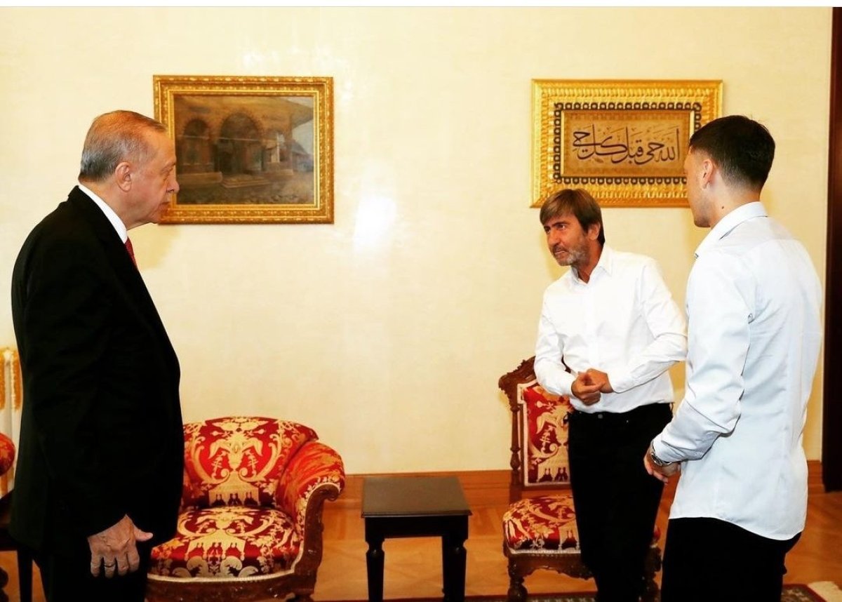 Cumhurbaşkanı Erdoğan, Mesut Özil ile bir araya geldi #1