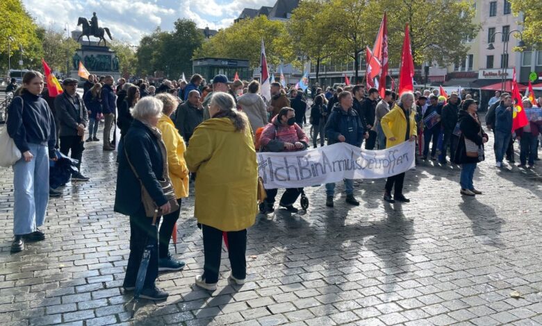 Almanya’da hayat pahalılığı protestosu