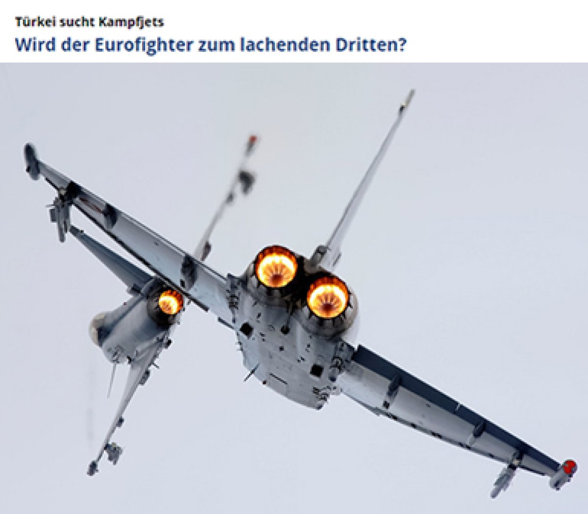 Alman gazetesi: Türkiye, Eurofighter satın almayı değerlendiriyor #2