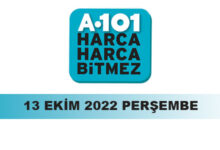 A101 13 Ekim – 20 Ekim 2022 tarihleri arasında satılacak ürünler