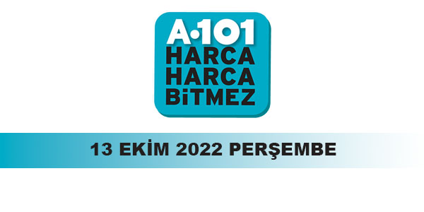 A101 13 Ekim – 20 Ekim 2022 tarihleri arasında satılacak ürünler