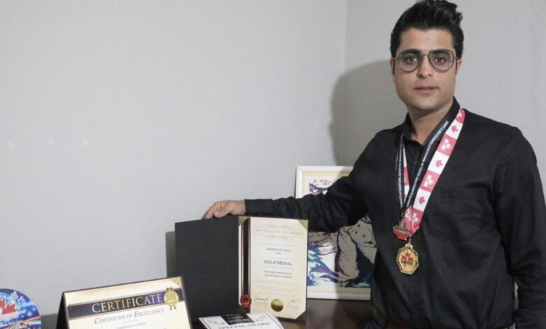 İranlı mülteci, buluş yarışmasında Türkiye adına altın madalya kazandı