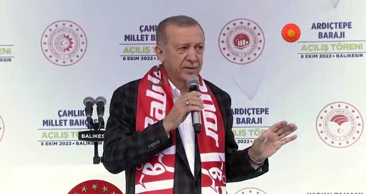 Balıkesir de Cumhurbaşkanı Erdoğan a coşkulu karşılama #4