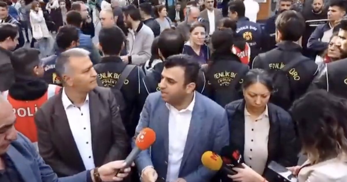 HDP li Ömer Öcalan polis teşkilatını tehdit etmeye kalktı #1
