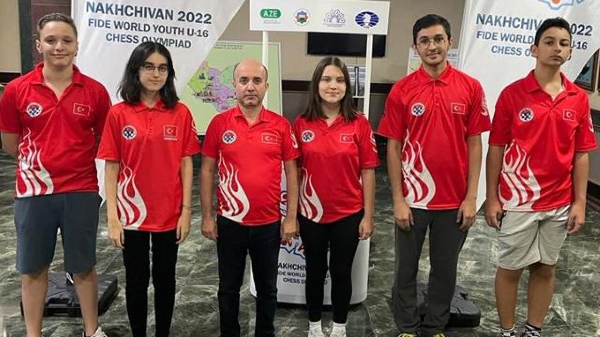 Türkiye, 16 Yaş Altı Satranç Olimpiyatları nda birinci #1